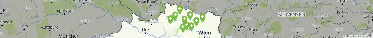 Kartenansicht für Apotheken-Notdienste in der Nähe von Langau (Horn, Niederösterreich)
